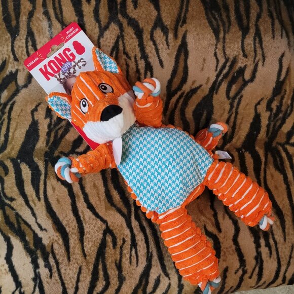 Kong Dog Knots Fox Toy med/ large New! - Picture 2 of 4